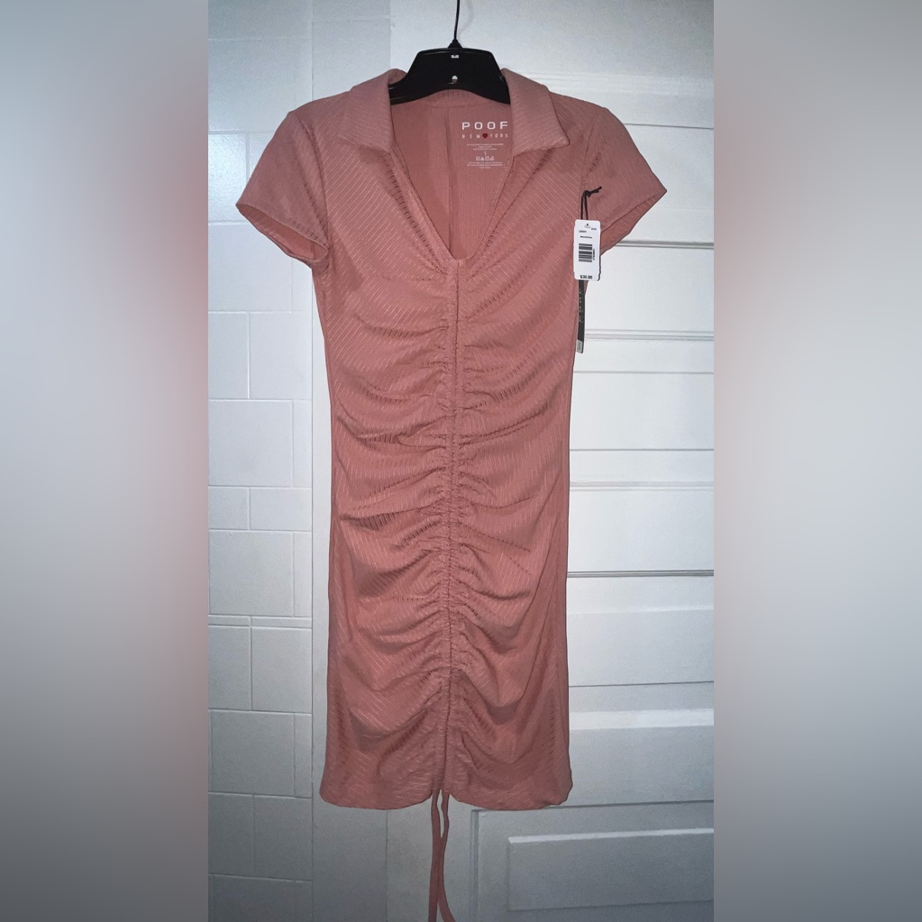 Express Dress Brand Poof New York Pink